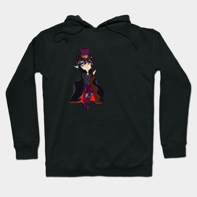 Anime Vampire boy Hoodie by AnnArtshock